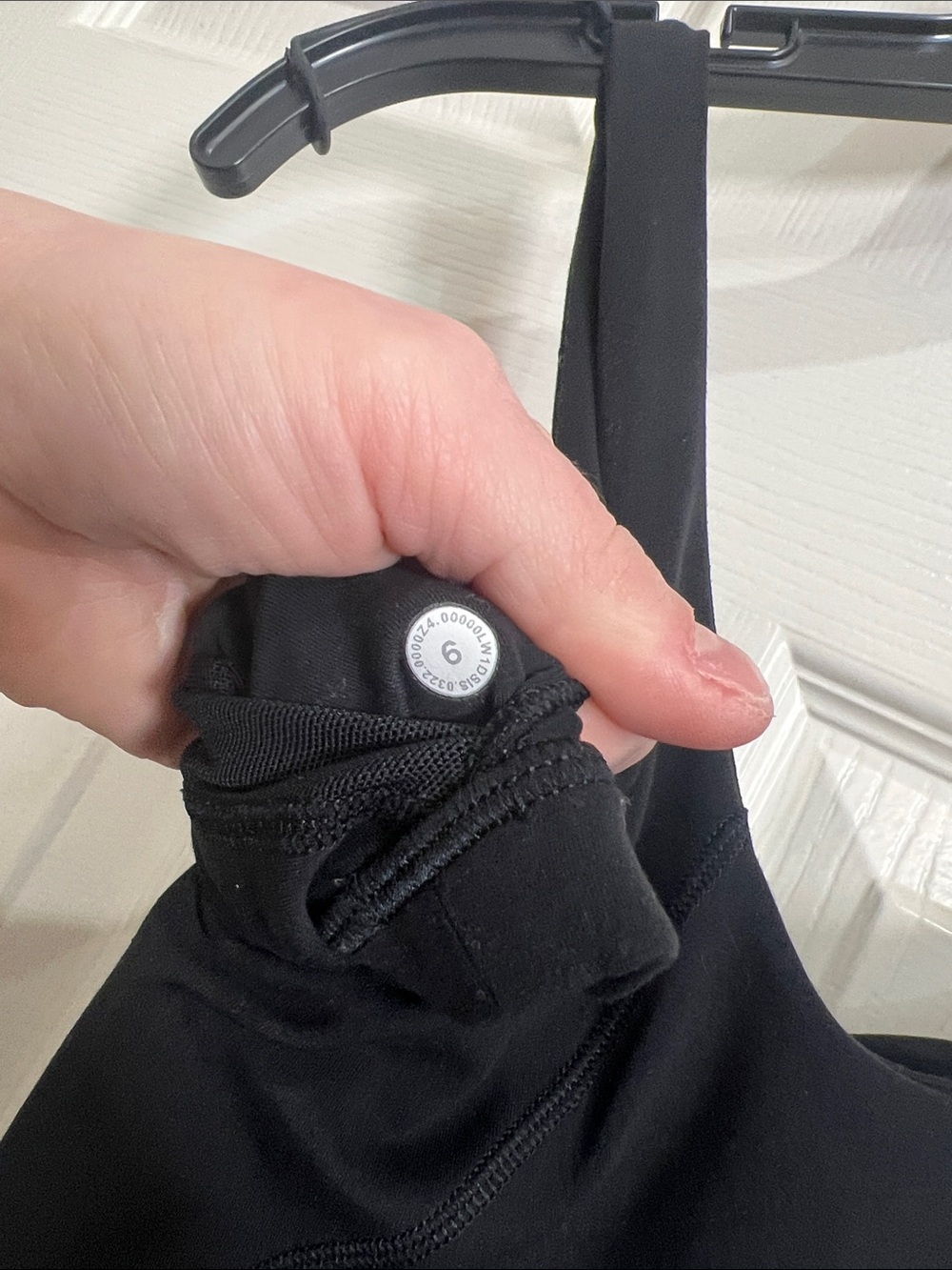 69. Lululemon black size 6 align body suit 25” - Picture 7 of 10